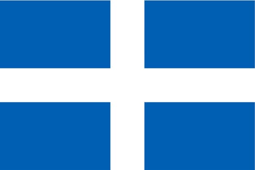 Vector Illustration of the Historical Timeline Flag of Greece from 1822 to 1978