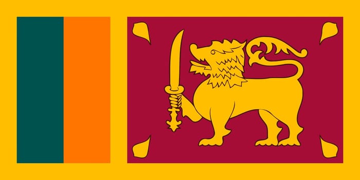 Vector Sri Lanka flag, Sri Lanka flag illustration, Sri Lanka flag picture, Sri Lanka flag image