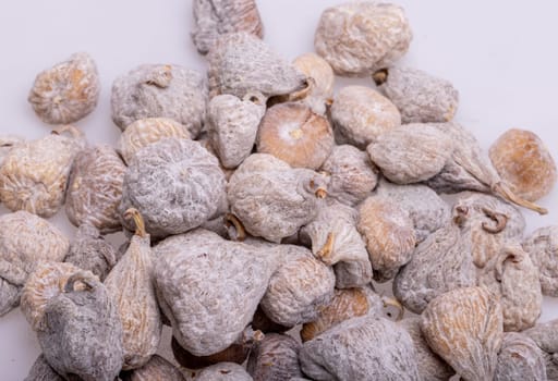 dried figs sprinkled with rice flour. A healthy and nutritious snack and an excellent culinary addition