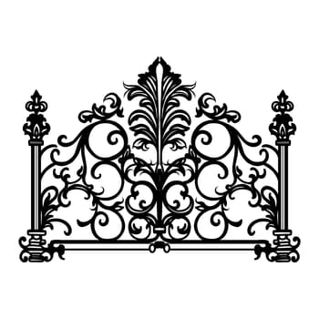 Design drawing of metal gates