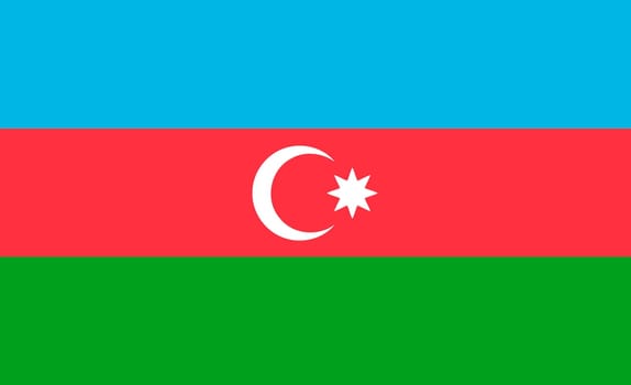 vector illustration of Azerbaijan flag sign symbol
