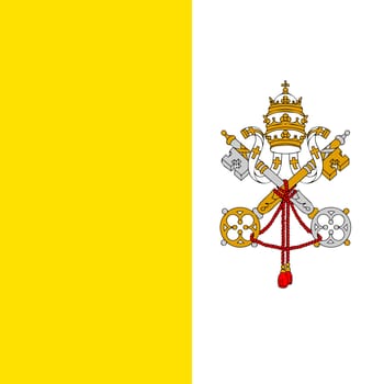 Vatican City Flag Vector and JPG File