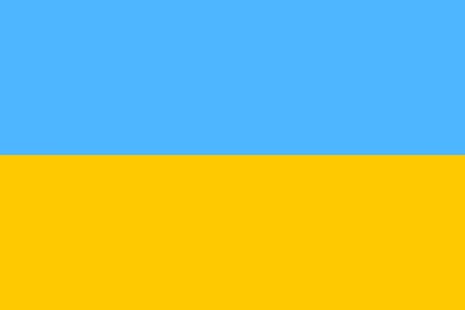 Flag of Ukraine. Vector illustration. The color of the original.
