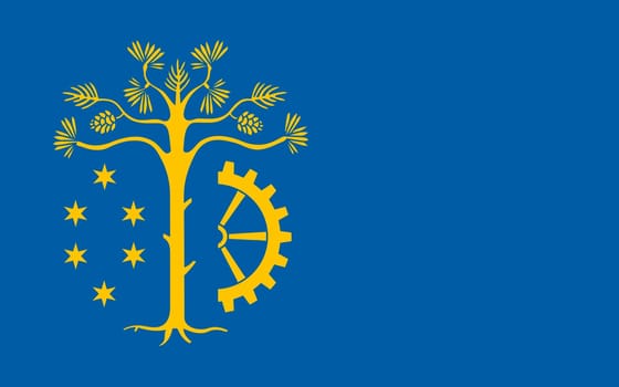 Flag of Stalyovovolsky district