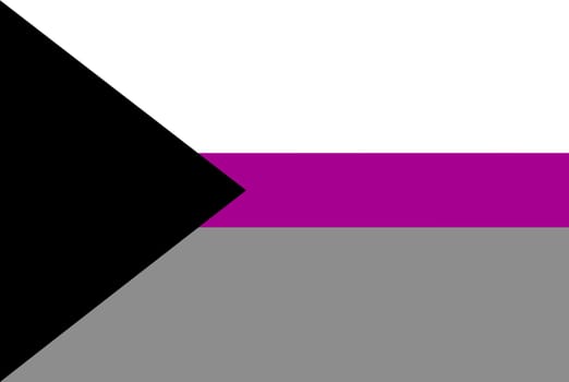 LGBT demisexual flag. demisexual flag emblem graphic element Illustration template design