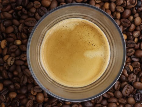 delicious cup of coffee aromatic tasty hot natural roasted grain