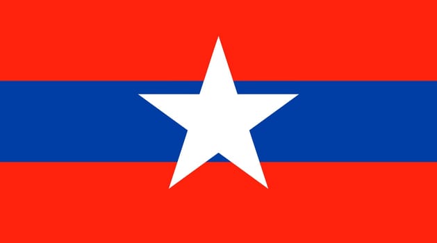 Karen National Liberation Army flag. Vector illustration design.