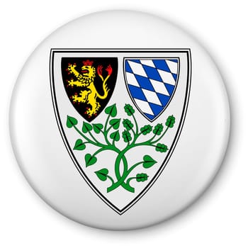 Braunau am Inn, Austria, road sign green vector illustration, road table