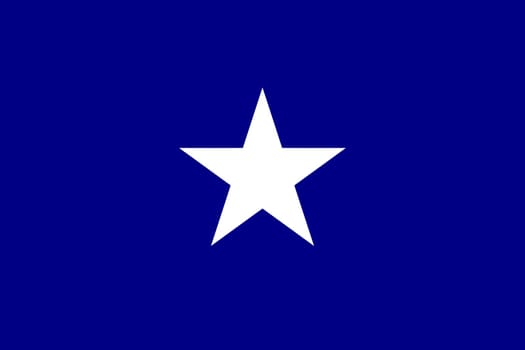 Bonnie Blue. Historical flag of Confederate States of America