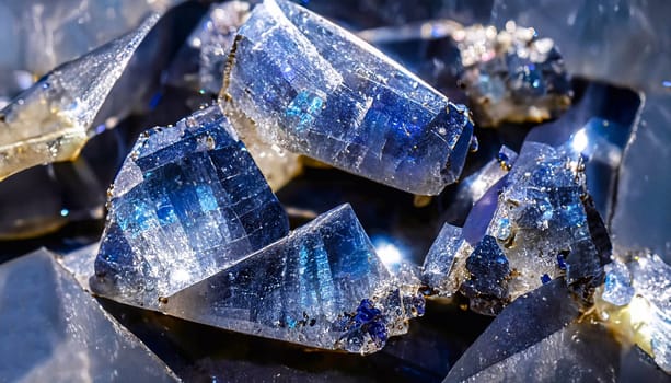Blue Sapphire Persian Salt - Close up