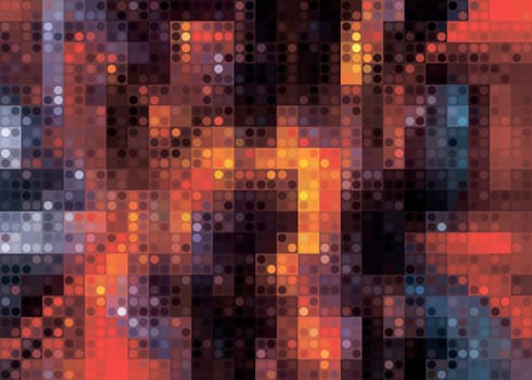 Liquid dropping simulation. Flowing down drop. Banner with fluid shapes. Dynamic background. Connection structure with particles. Voxel art. 3D vector illustration for booklet, brochure or flyer.
