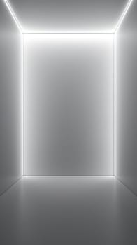 Minimalism white background, layout element for graphic design .Generative AI
