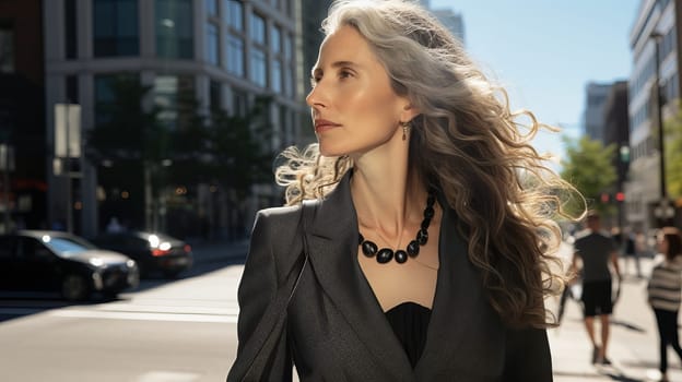 Attractive woman CEO in her 50s