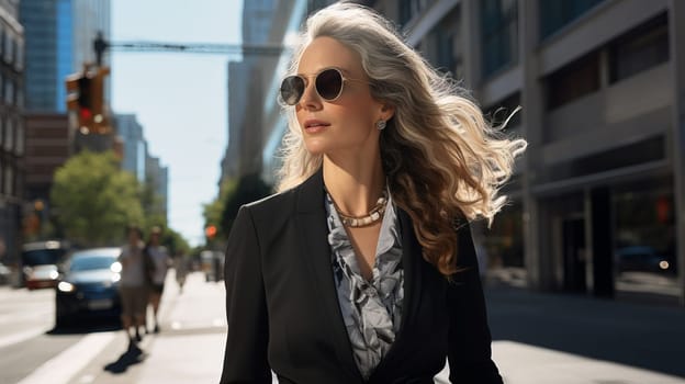Attractive woman CEO in her 50s