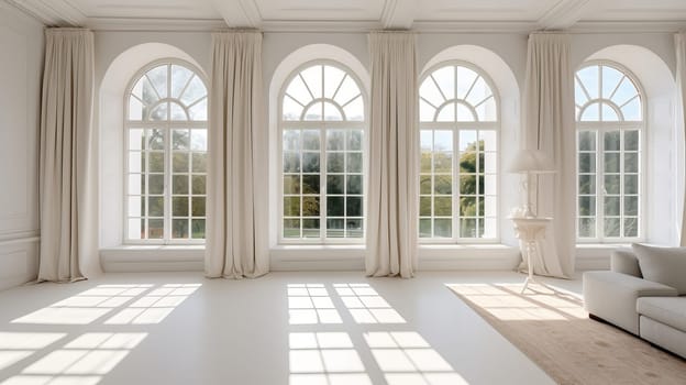 Vintage white and clean open space