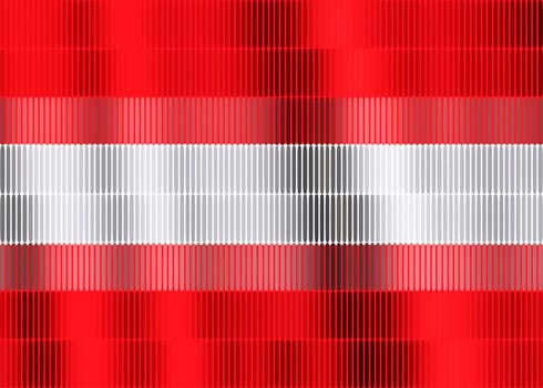 Austria Flag Design and Red and White Flag Design
