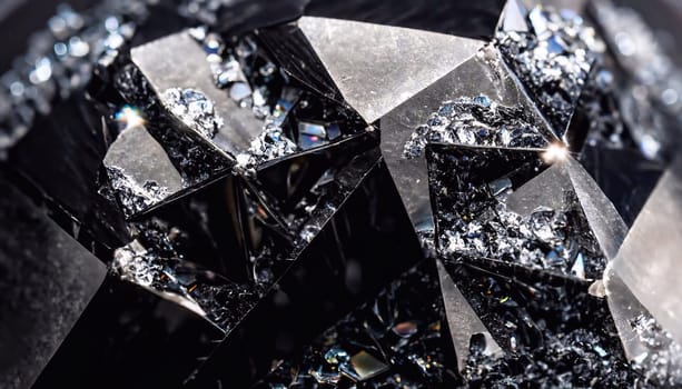 Black diamond isolated on red