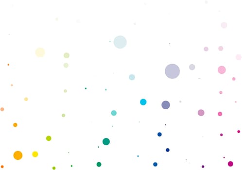 vector pastel seamless pattern of colored circles. Ideal for fabric, wrapping paper, for baby apparel, childrens products.