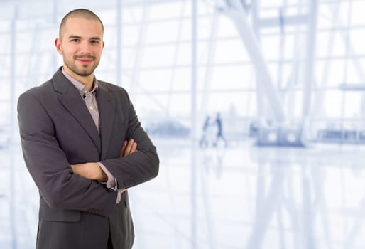 happy business man portrait at the office