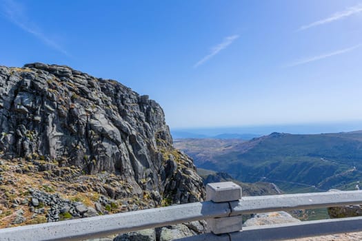 Cantaro Magro Rock at Serra da Estrela, highest mountain in Continental Portugal
