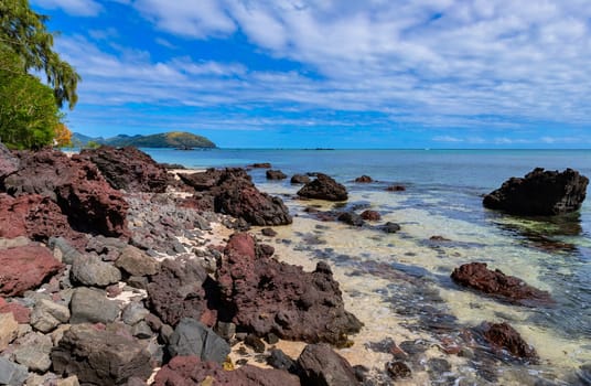 Rocks at the beach in Nacula Island, Yasawa Islands, Fiji