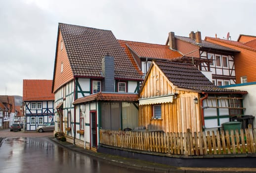 The Town of Bad Sooden-Allendorf in the Werra Valley in Germany, Hessen