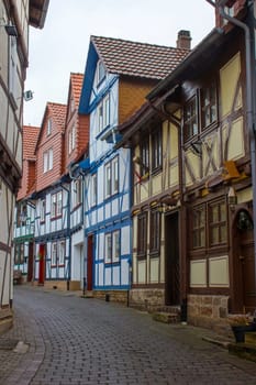 The Town of Bad Sooden-Allendorf in the Werra Valley in Germany, Hessen