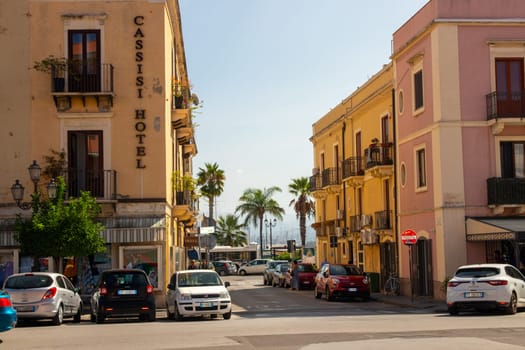 Milazzo, Sicily Italy - 03 October 2023 – Cassisi Hotel. This modern hotel is a 4-minute walk from Porto di Milazzo and the Milazzo ferry port.
