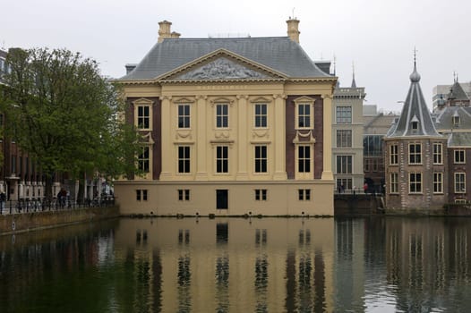 The Hague, Netherlands - April 17, 2023: The Mauritshuis museum building inThe Hague, The Netherlands