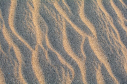 Landscape with sand pattern