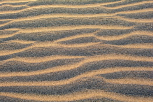 Landscape with sand pattern