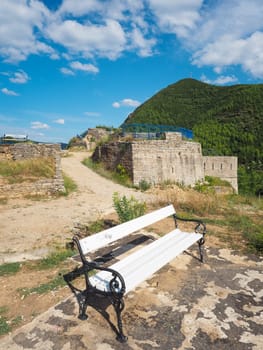 Remains of Mogren Fortress near Budva town on the Adriatic shore, Montenegro