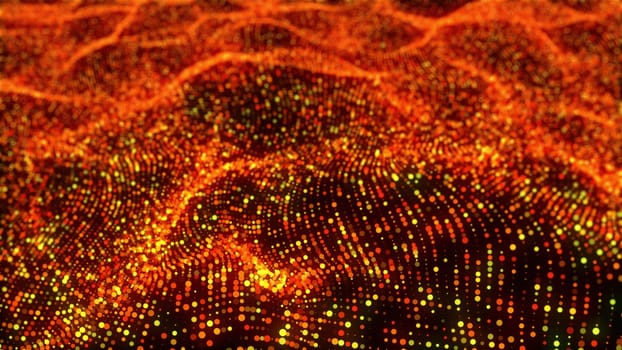 Abstract particle waves. Computer generated 3d render,Abstract particle waves. Computer generated 3d render