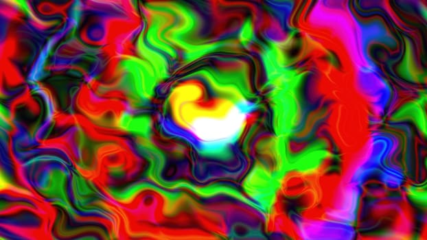 Abstract trippy psychedelic. Computer generated 3d render