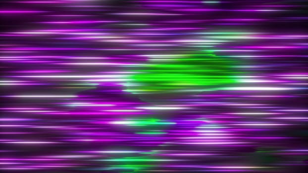 Bright small neon lines. Computer generated 3d render