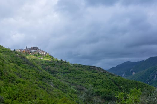 Savoia di Lucaniain, Potenza, village view. Italy