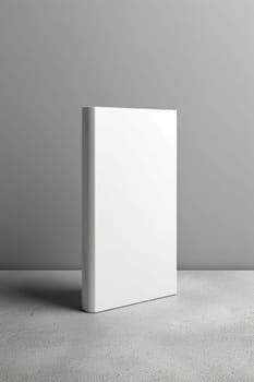 white book mockup on the table . copy space.Generative AI
