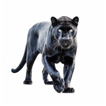 Panther isolated on white AI generated image