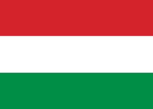 Flag of Hungary. Hungarian flag. Hungarian national flag. Republic of Hungary. European country