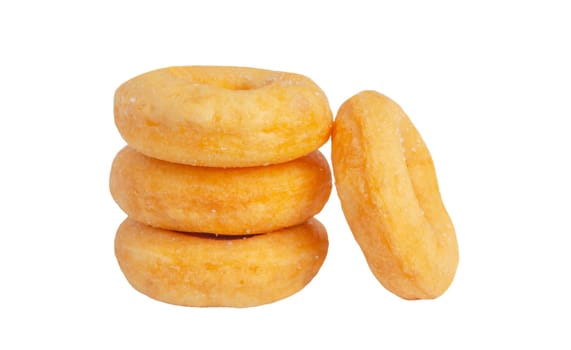 Donuts cake bakery junk food unhealthy isolated on white background