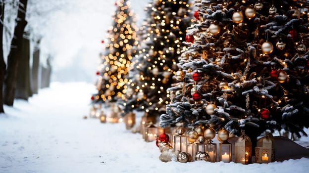 Beautiful and wonderful Christmas background with customizable space for Christmas wishes.