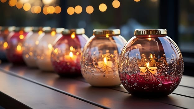 Beautiful and wonderful Christmas decoration background with customizable space for Christmas wishes.