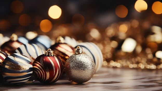 Beautiful and wonderful Christmas decoration background with customizable space for Christmas wishes.