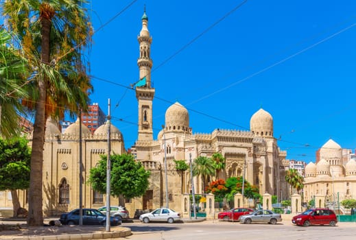 Abu al-Abbas al-Mursi Mosque in Alexandria, one of the most important religious landmarks of Egypt.
