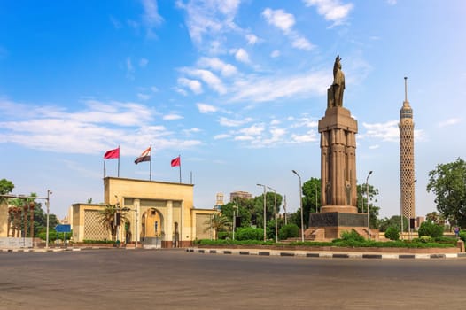 Famous landmarks in the government center of Cairo, thr capital of Egypt.