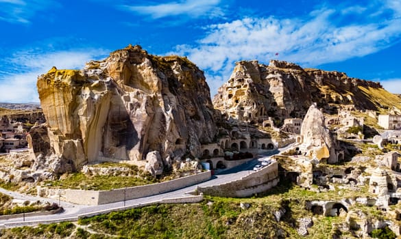 View of Urgup in Nevsehir Province in Cappadocia, Turkey.