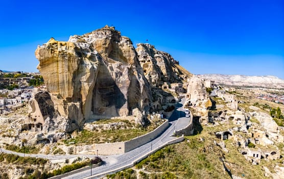 View of Urgup in Nevsehir Province in Cappadocia, Turkey.