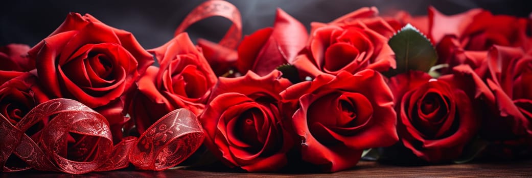 Faith, hope, love and Valentine's Day background. AI generativ.