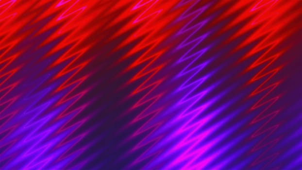 Zig zag neon lines. Computer generated 3d render