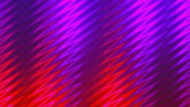 Zig zag neon lines. Computer generated 3d render